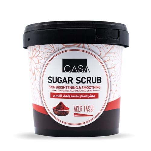 مقشر كازا الطبيعي للجسم بالعكر الفاسي – 600 غ