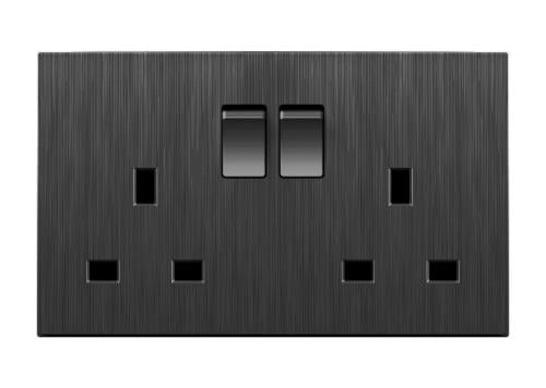 فيش S7 13A مزدوج + مفتاح