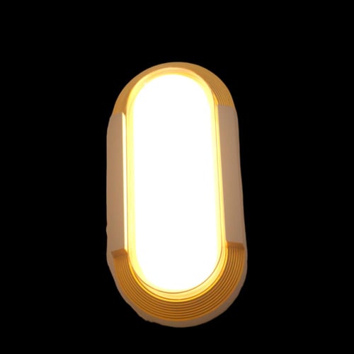 إضاءة بيضاوية/محدبة أصفر