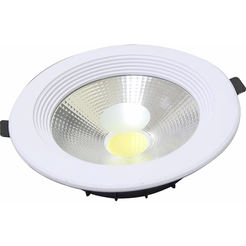 إضاءة شفافة داخلية 6" ابيض/كريمي