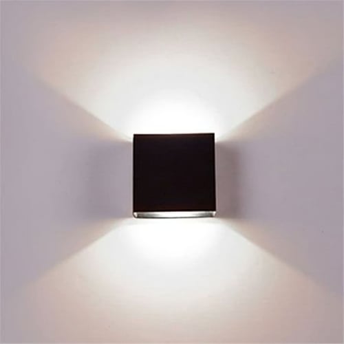 إضاءة إتجاهين مربع 10W أسود/أصفر