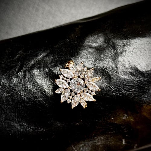 The lunar bloom | لونار بلوم بروش مطلي