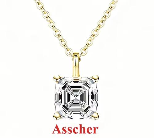 Asscher solitaire calssic