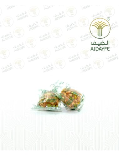 كرتون تمرية محشوة بالطحينة ومغطاه بالمكسرات 1كيلو