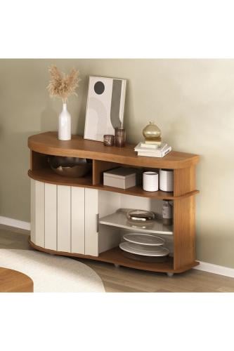 ARTLY طاولة بوفية جانبية لغرف المنزل و المطبخ مع ا...