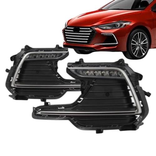 Sadam's eyelash for Elantra 2018 - Super LED daytime