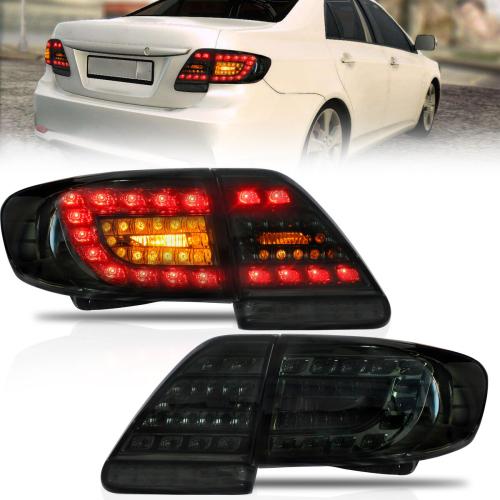 Rear light set for Corolla 2010-2012 with smoked sections