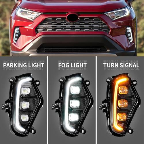 LED fog light cover for RAV4 2019-2023
