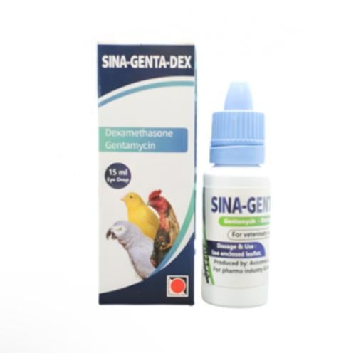 SINA-GENTA-DEX ( 15ML) | قطرة لعلاج عيون الطيور