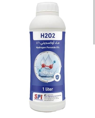 ماء اكسجين ٦ ٪ ( 1 لتر ) | H202