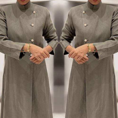 عباية بليزر لينن زيتي