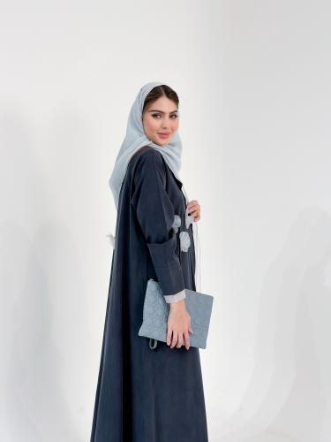 عباية أورجانزا رمادي – Gray Bloom