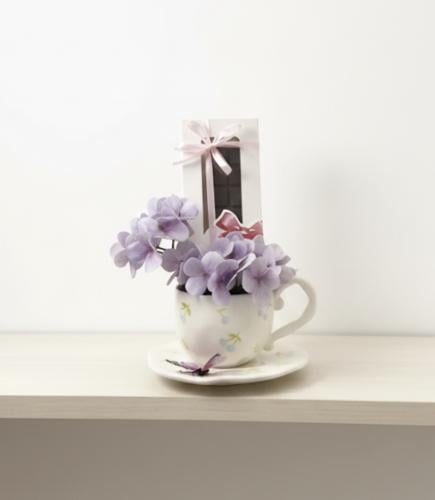 كوب الرفاهية بالشكولاتة