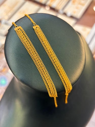 اسوارة المجدوله ذهب صافي عيار 21