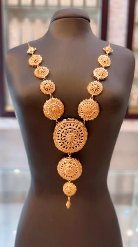 سبحة كرسي جابر ذهب صافي عيار 21