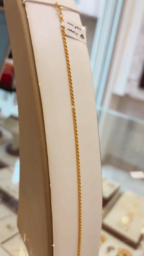 اسوارة المبرومة ذهب صافي عيار 21