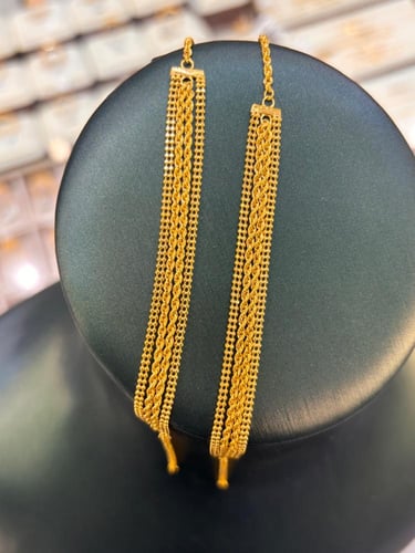 اسوارة المجدوله ذهب صافي عيار 21