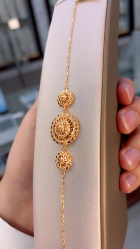 اسوارة ذهب صافي عيار 21