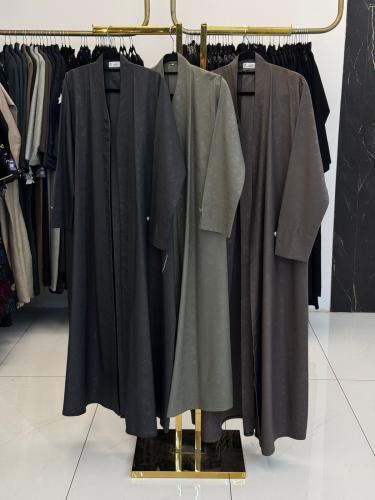 Luxury rose jacquard abaya