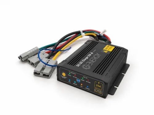 شاحن بطاريات ليثيوم 25 أمبير للسيارات DC-DC