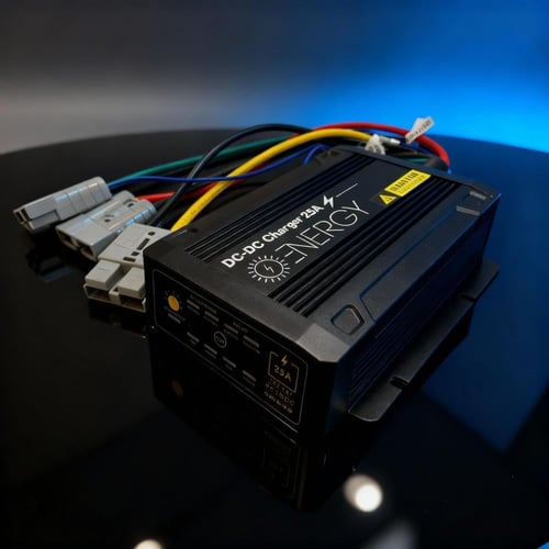 شاحن بطاريات ليثيوم 25 أمبير للسيارات DC-DC