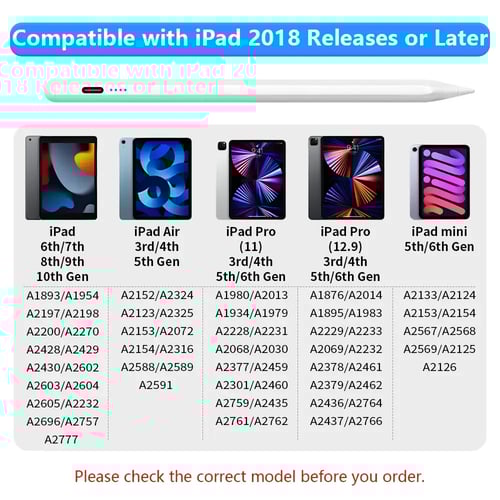 قلم ستايلس لجهاز ابل ايباد رفض راحة اليد عرض الطاق...