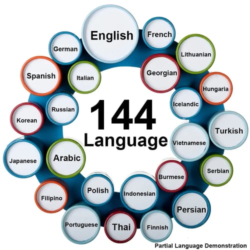 سماعات M10 المترجمة الصوتية الذكية الفورية ، سماعة...