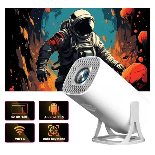 جهاز عرض صغير محمول يعمل بنظام أندرويد 11 ، يدعم 4...