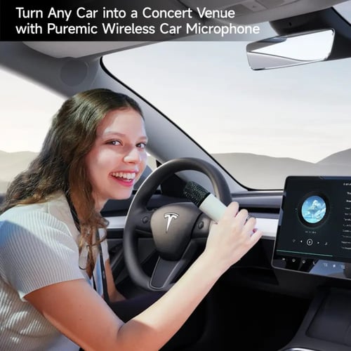 ميكروفون Q1-Tesla، CarokeMic، ميكروفون لاسلكي محمو...