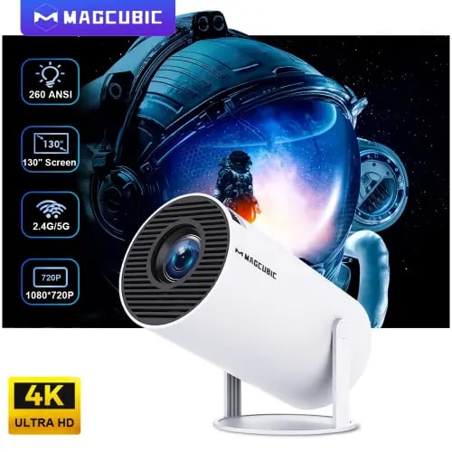 جهاز عرض Magcubic HY300 PRO 4K Android 11 Dual Wif...
