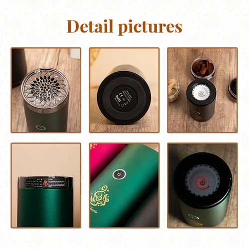 مبخرة كهربائية صغيرة محمولة USB ناشر رائحة عربية ق...