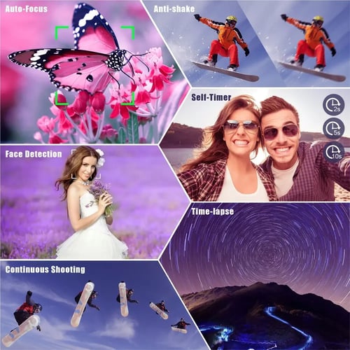 كاميرا رقمية بصرية تكبير 10X كاميرات احترافية 4K ل...