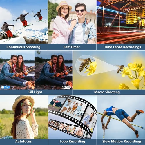 كاميرا تصوير رقمية مدمجة ، مسجل فيديو Vlog قديم لـ...