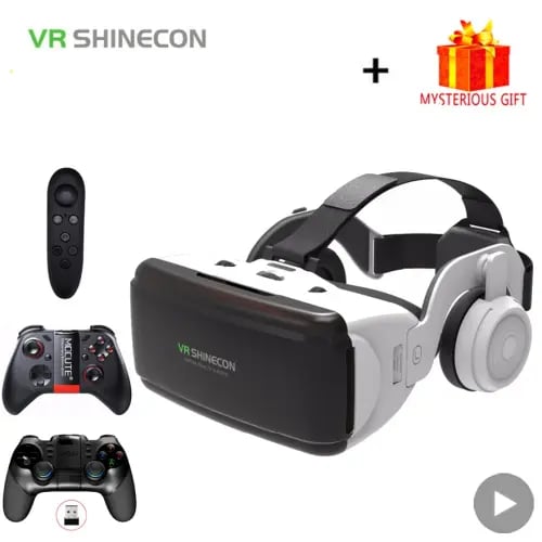 VR Shinecon خوذة الواقع الافتراضي للهاتف الذكي ، س...