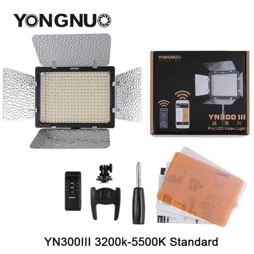YongNuo YN300 III YN300III 3200k-5500K CRI95 كامير...