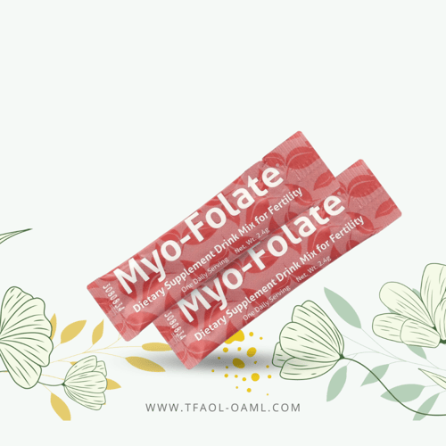 Myo-Folate مزيج شراب الخصوبة 30 ظرف