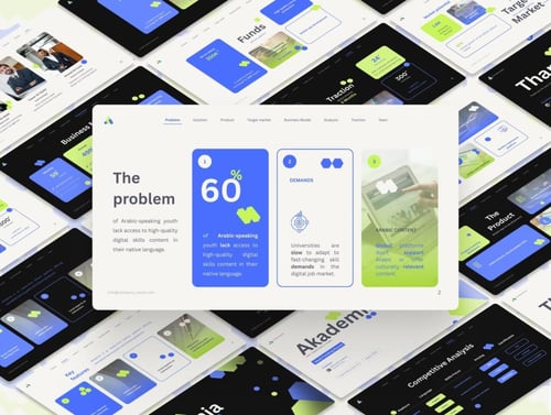قالب عرض تقديمي جاهز – Pitch Deck