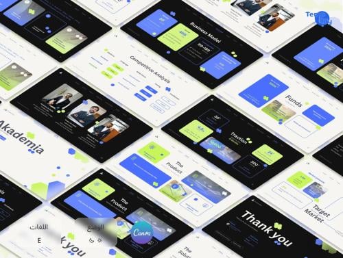 قالب عرض تقديمي جاهز – Pitch Deck