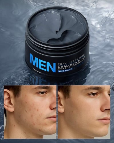 Clay mask from Laico for pore cleansing for men