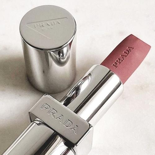 Red lipstick Prada