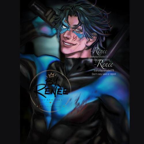 Nightwing - post card