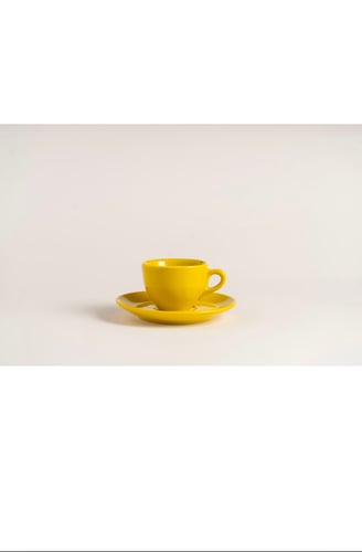 Espresso cup IPA mustard yellow color TCPUY01
