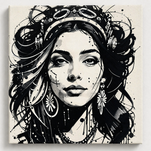 رسم بوب آرت (3) Pop Art كانفاس بدون برواز