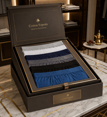 Children's Egyptian cotton boxer 95% - 6 pieces