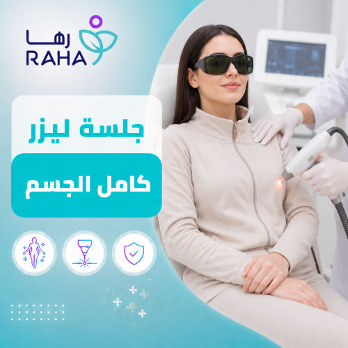 Full body laser session + touch-ups