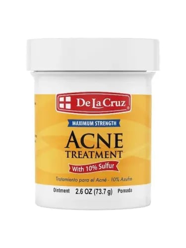 مرهم علاج حب الشباب مع 10% كبريت من دي لا كروز - 7...
