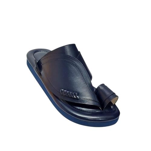 Plain-colored natural leather, brown