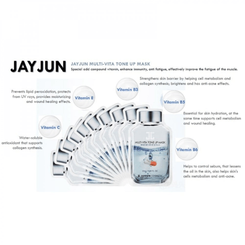 ماسك مالتي فيتا من جيجون لتوحيد لون البشره 1 قطع