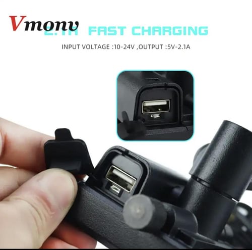 حامل جوال للدبابات بجودة عالية مع مخرج شحن USB