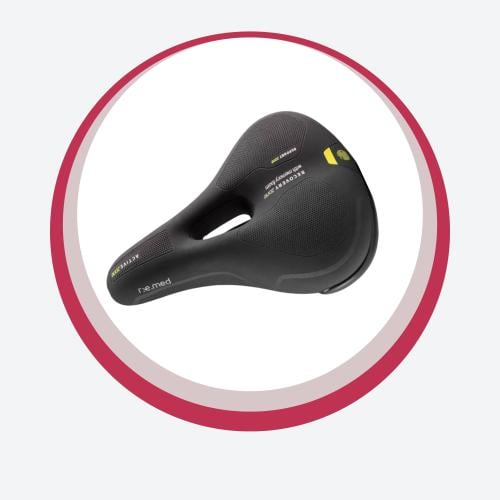 كرسي دراجة مريح ميموري فوم مع فتحة تهوية